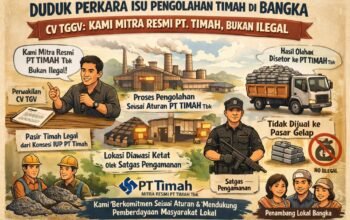 Duduk Perkara Isu Pengolahan Timah di Bangka, CV TGV: Kami Mitra Resmi PT. TIMAH, Bukan Ilegal 